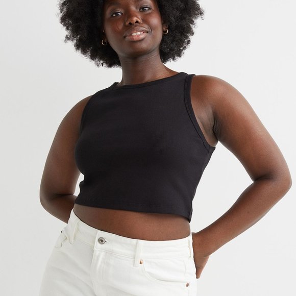 H&M Crop Tank Top XS - Picture 3 of 5